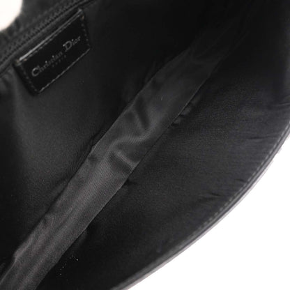 Christian Dior Black Brown Fur Malice Handbag