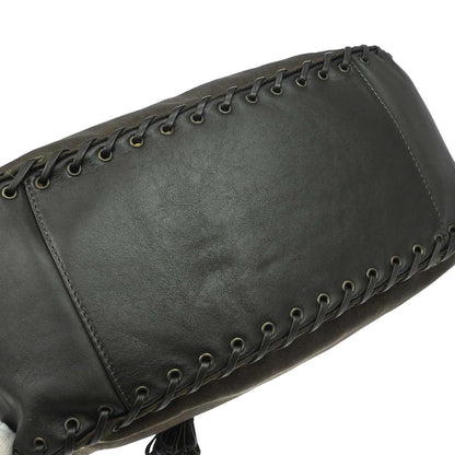 Christian Dior Brown Nylon Trotter Ethnic Tote Handbag