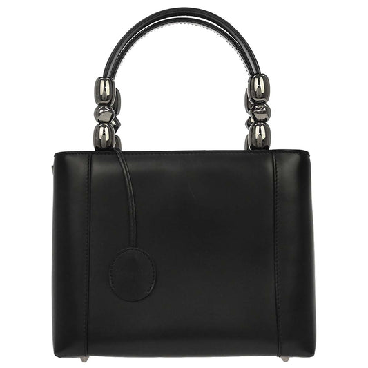 Christian Dior Black Leather Malice Tote Handbag