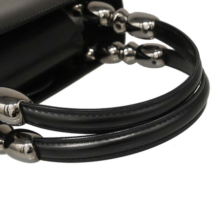 Christian Dior Black Leather Malice Tote Handbag