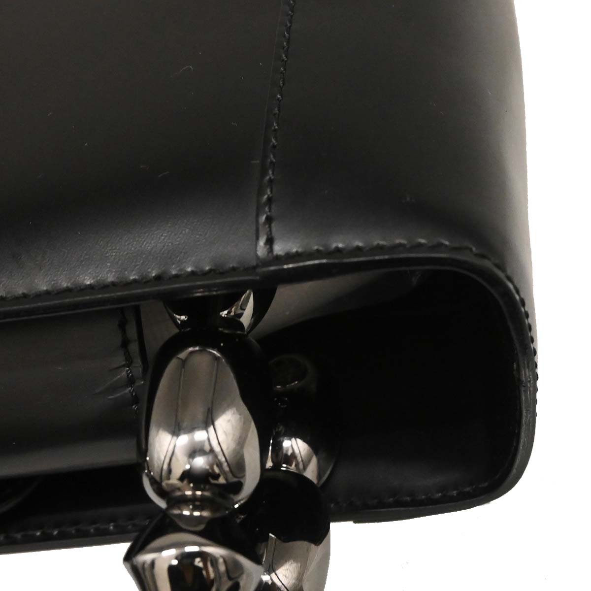 Christian Dior Black Leather Malice Tote Handbag
