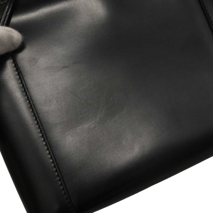Christian Dior Black Leather Malice Tote Handbag