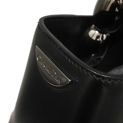 Christian Dior Black Leather Malice Tote Handbag