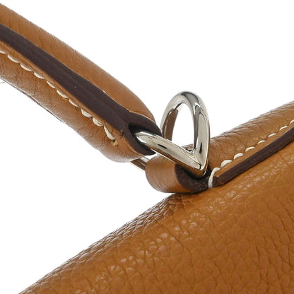 Hermes Gold Togo Kelly 32 Retourne 2way Shoulder Handbag