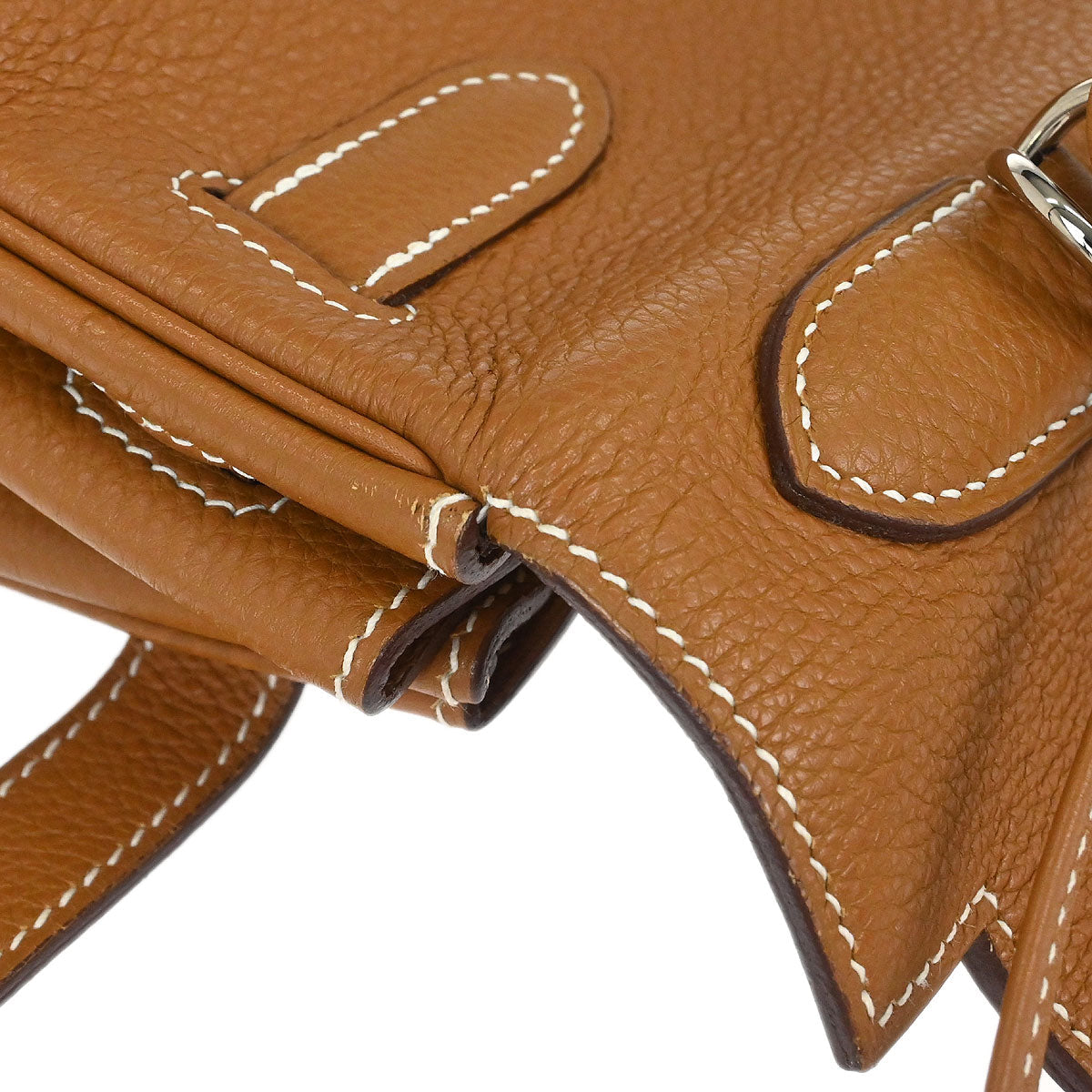 Hermes Gold Togo Kelly 32 Retourne 2way Shoulder Handbag