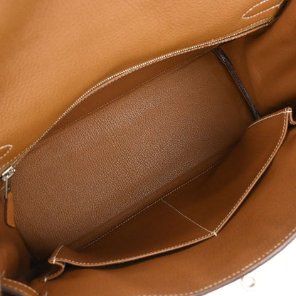 Hermes Gold Togo Kelly 32 Retourne 2way Shoulder Handbag