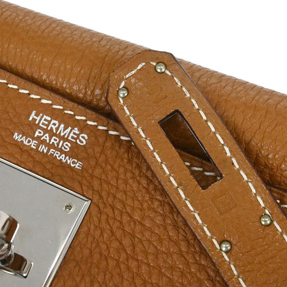 Hermes Gold Togo Kelly 32 Retourne 2way Shoulder Handbag
