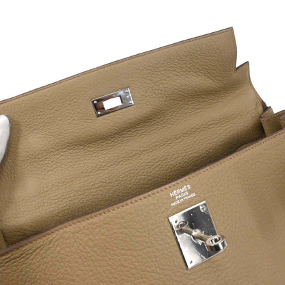 Hermes Trench Taurillon Clemence Kelly 32 Retourne 2way Shoulder Handbag