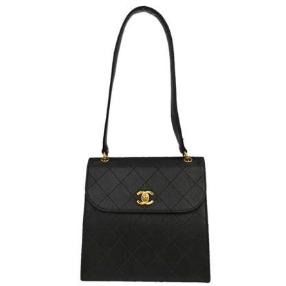 Chanel Black Caviar Skin Handbag