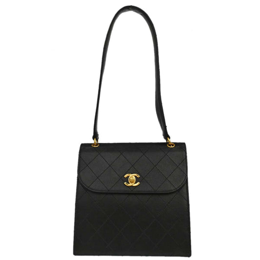 Chanel Black Caviar Skin Handbag