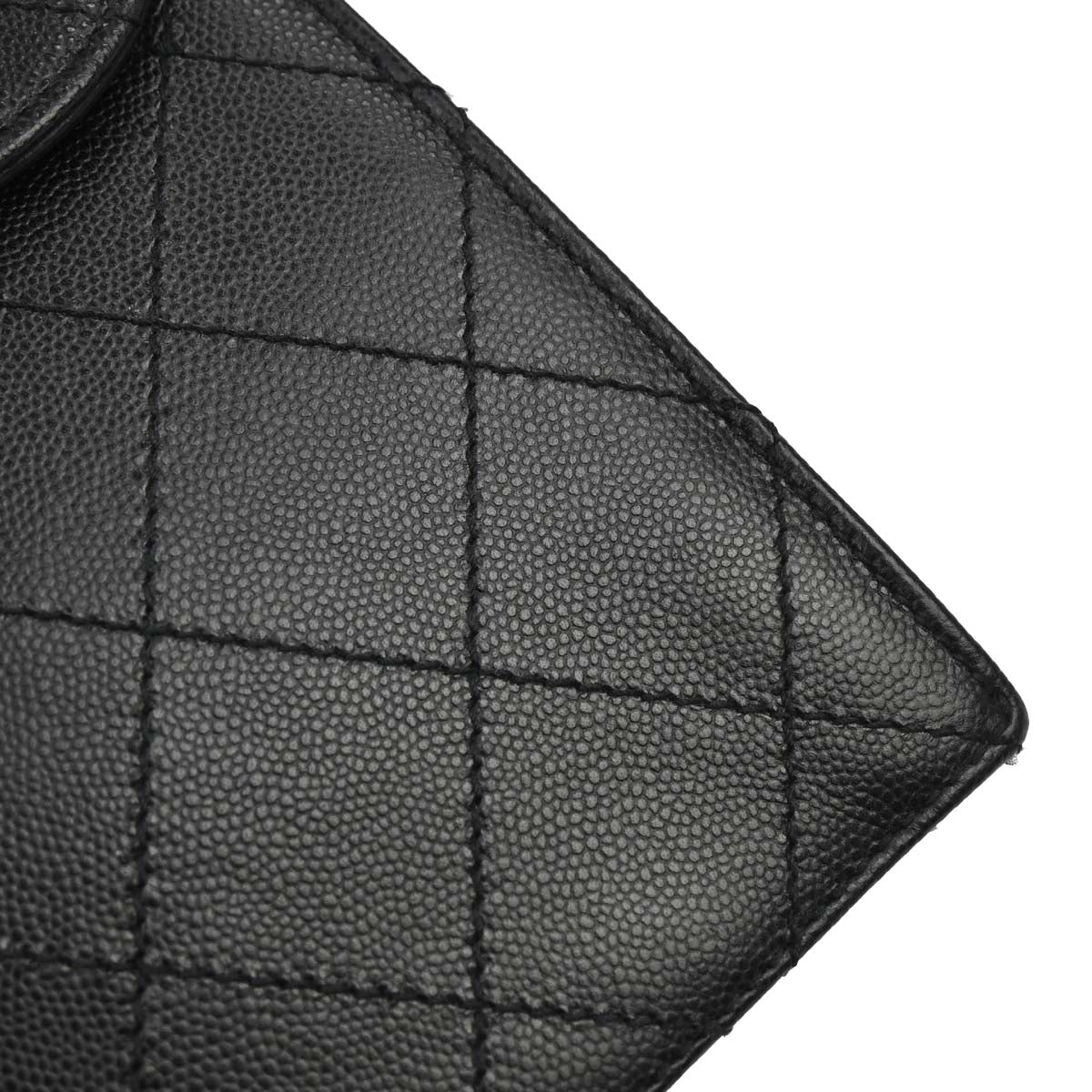 Chanel Black Caviar Skin Handbag