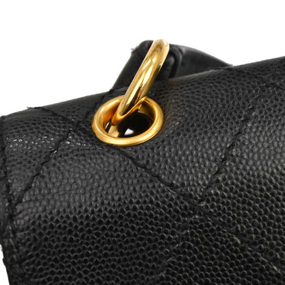 Chanel Black Caviar Skin Handbag