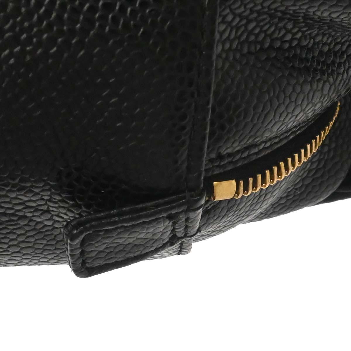 Chanel Black Caviar Skin Petite Timeless Tote PTT Chain Handbag