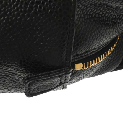 Chanel Black Caviar Skin Petite Timeless Tote PTT Chain Handbag