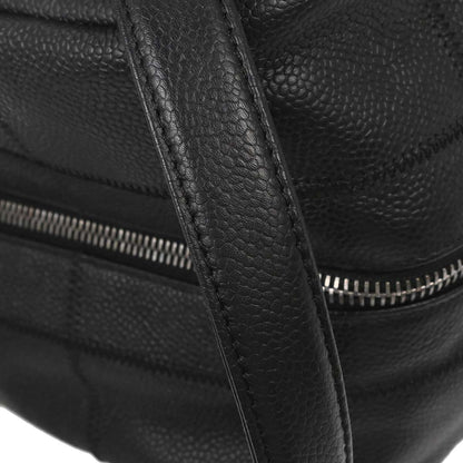 Chanel 2005-2006 Black Caviar Skin Choco Bar Handbag