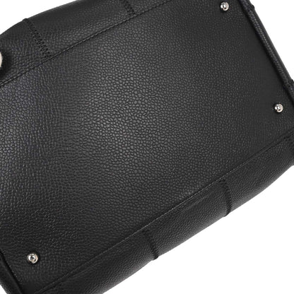 Chanel 2005-2006 Black Caviar Skin Choco Bar Handbag