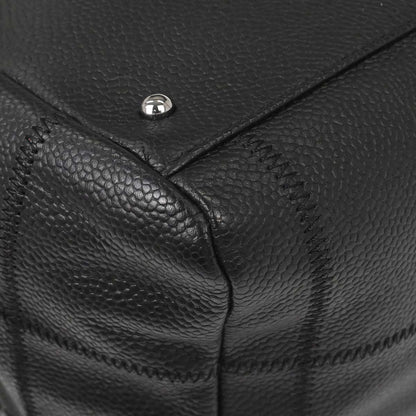 Chanel 2005-2006 Black Caviar Skin Choco Bar Handbag