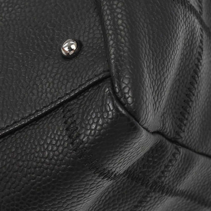 Chanel 2005-2006 Black Caviar Skin Choco Bar Handbag