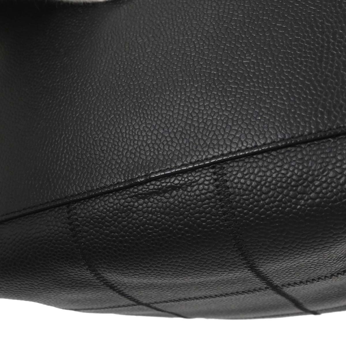 Chanel 2005-2006 Black Caviar Skin Choco Bar Handbag