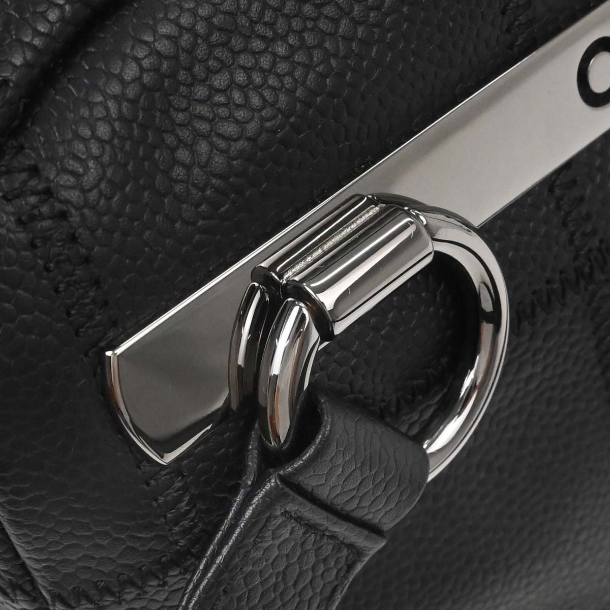 Chanel 2005-2006 Black Caviar Skin Choco Bar Handbag