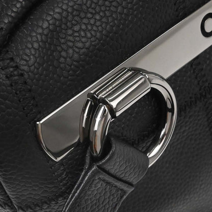 Chanel 2005-2006 Black Caviar Skin Choco Bar Handbag