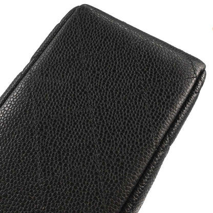 Chanel Black Caviar Skin Jumbo Classic Flap Shoulder Bag