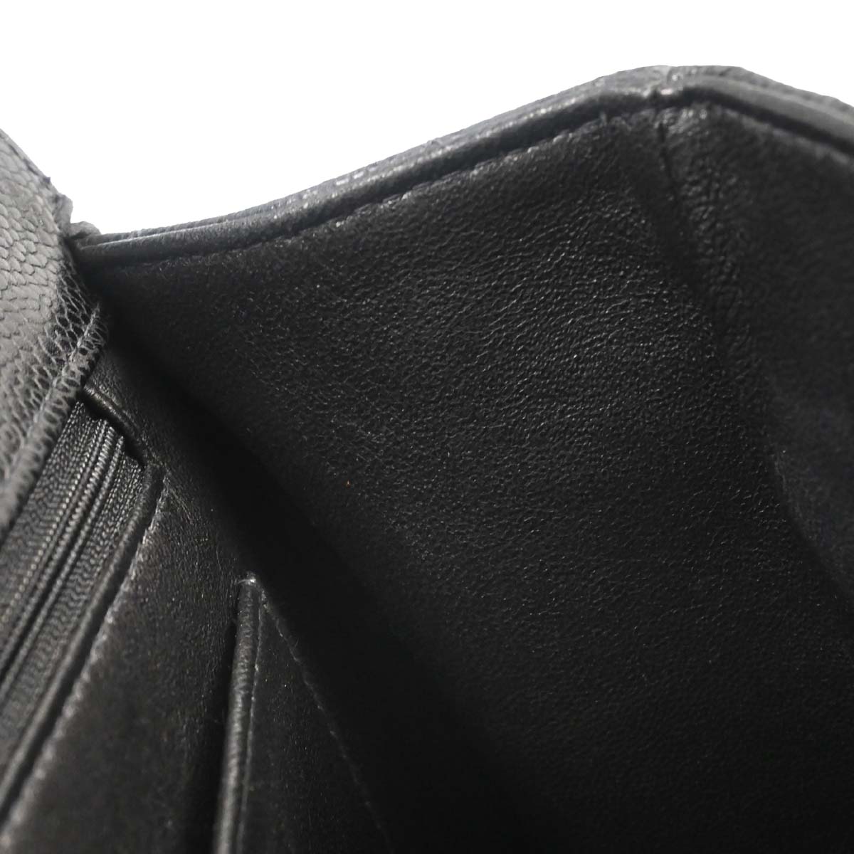 Chanel Black Caviar Skin Jumbo Classic Flap Shoulder Bag