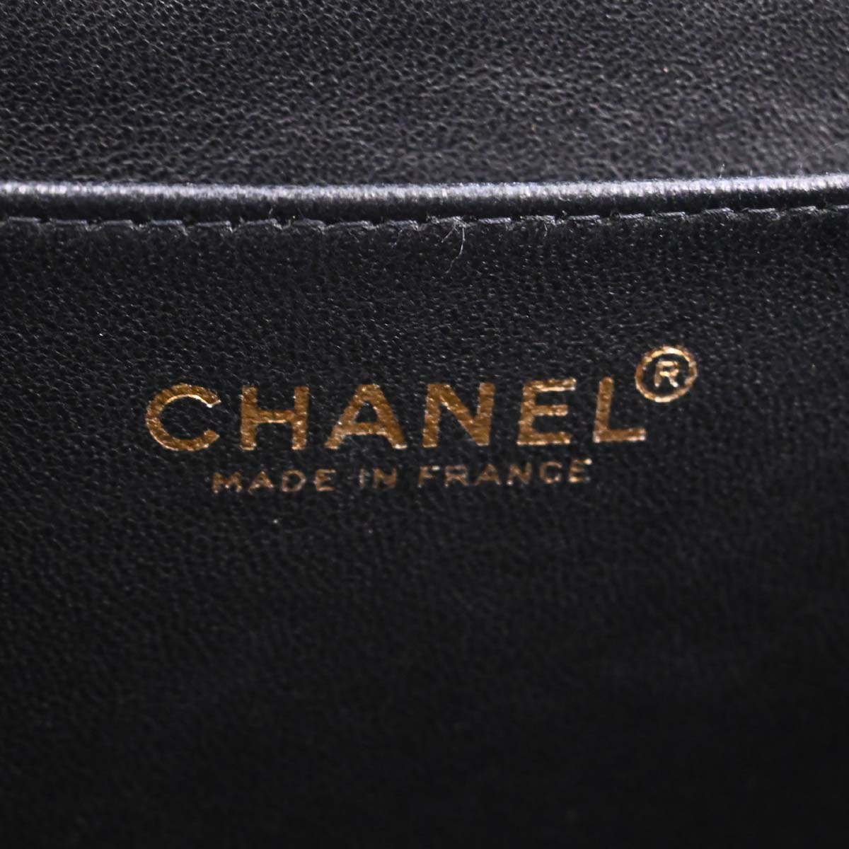Chanel Black Caviar Skin Jumbo Classic Flap Shoulder Bag