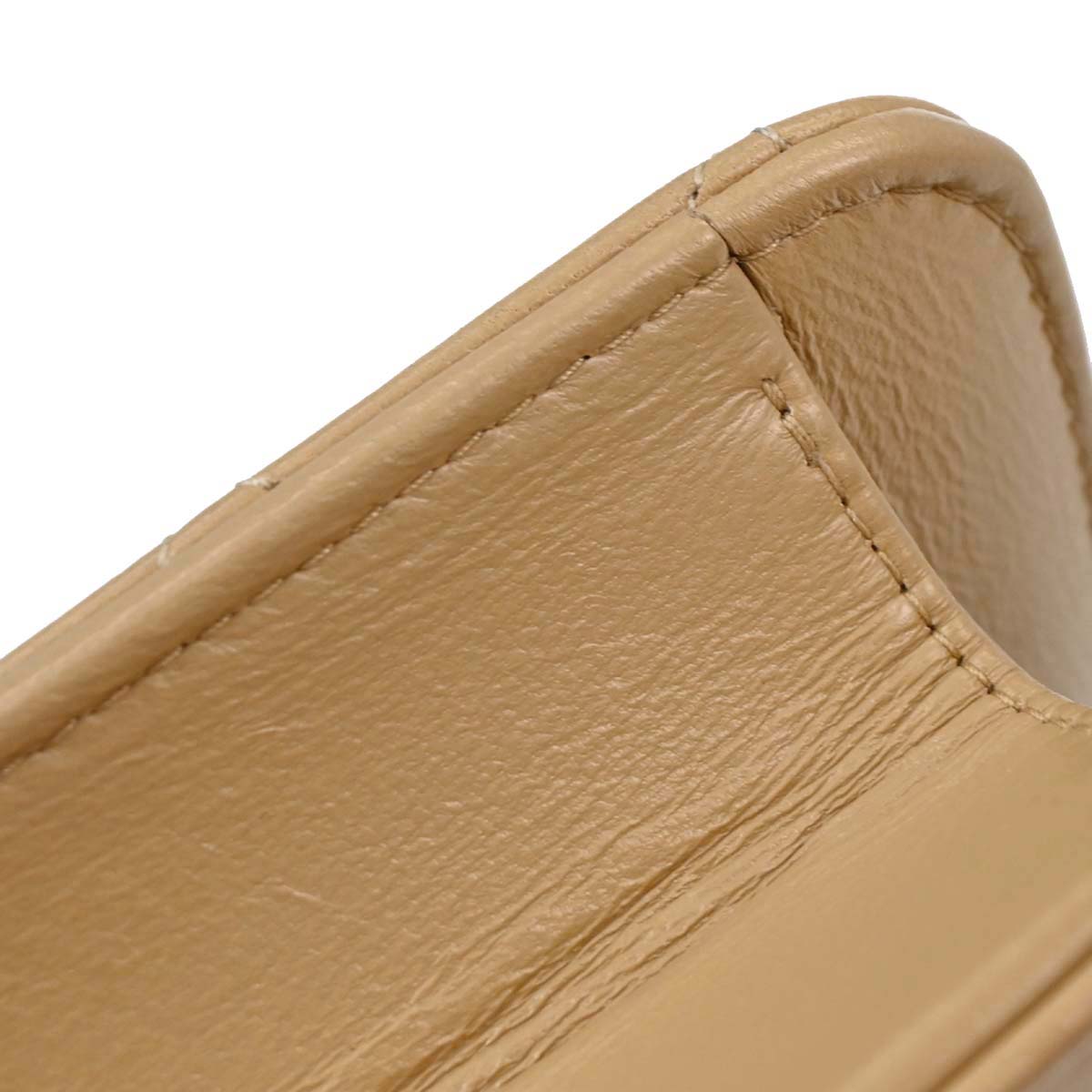 Chanel 1989-1991 Beige Lambskin 2way Shoulder Handbag