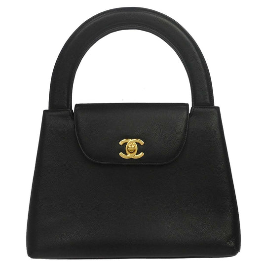 Chanel Black Caviar Skin Handbag
