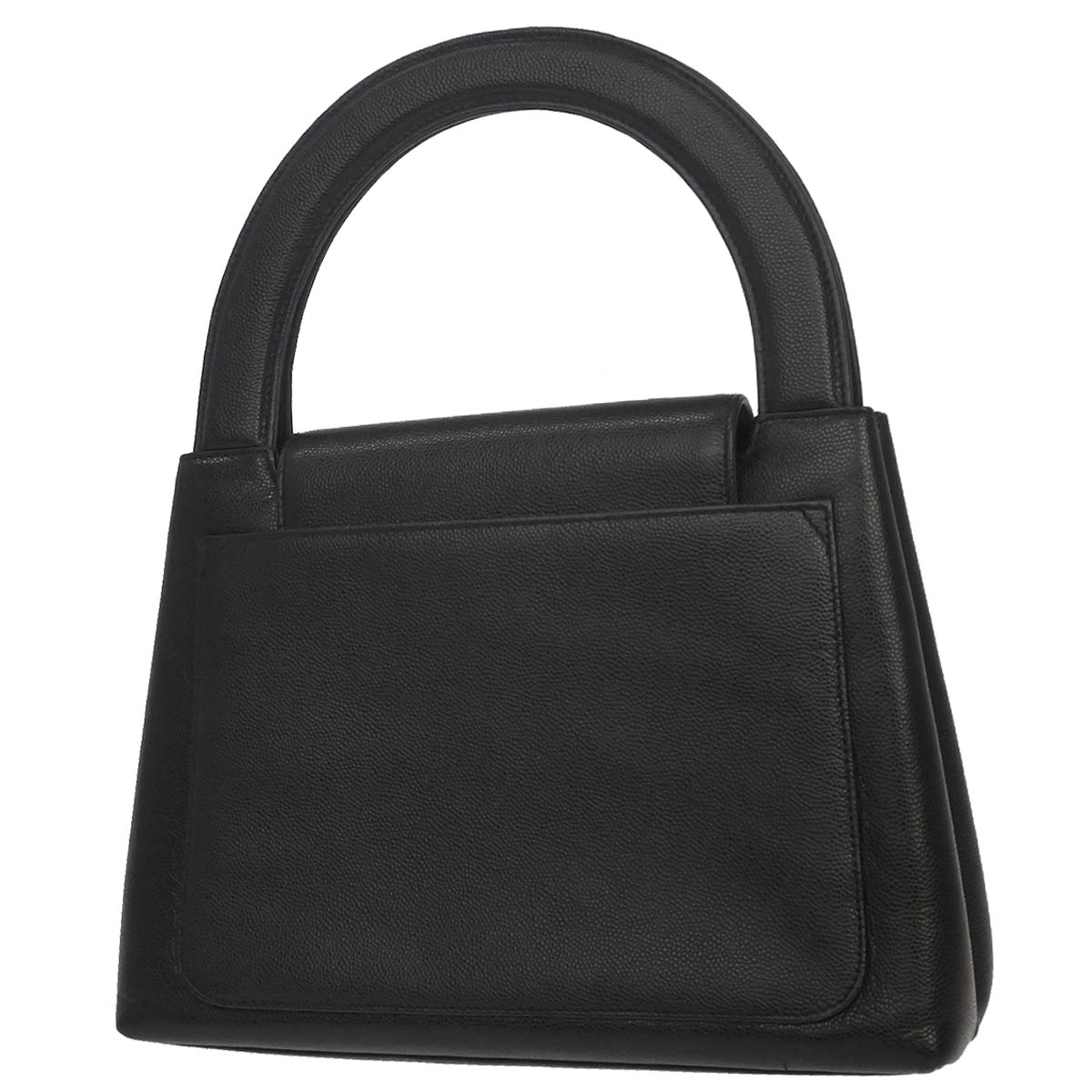 Chanel Black Caviar Skin Handbag