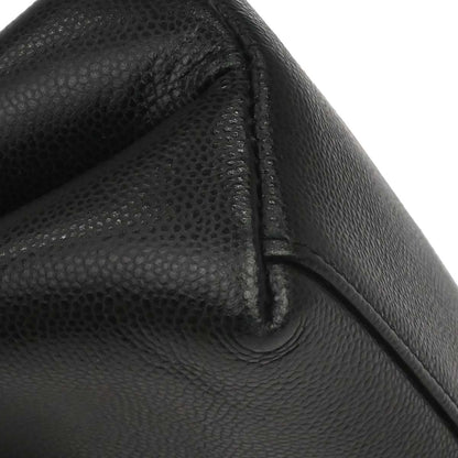 Chanel Black Caviar Skin Handbag
