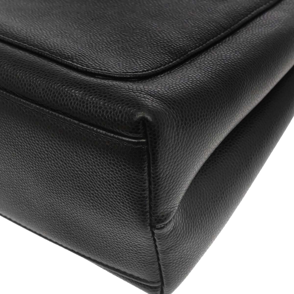 Chanel Black Caviar Skin Handbag