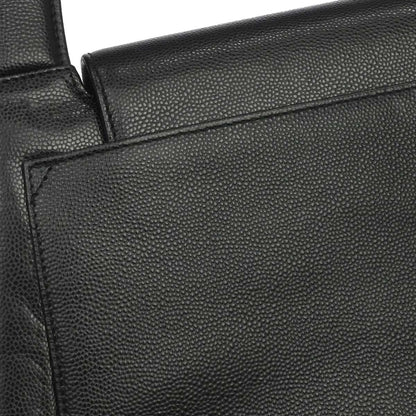 Chanel Black Caviar Skin Handbag