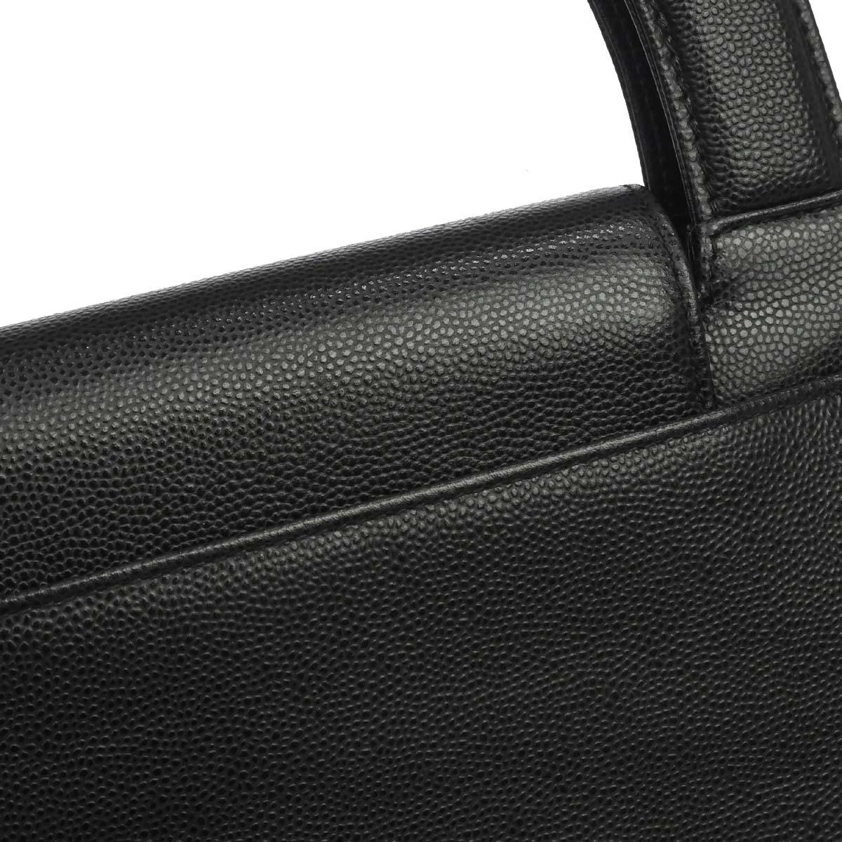 Chanel Black Caviar Skin Handbag