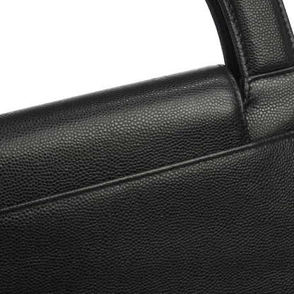 Chanel Black Caviar Skin Handbag