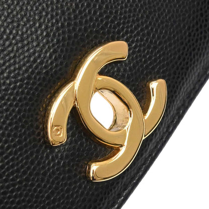 Chanel Black Caviar Skin Handbag