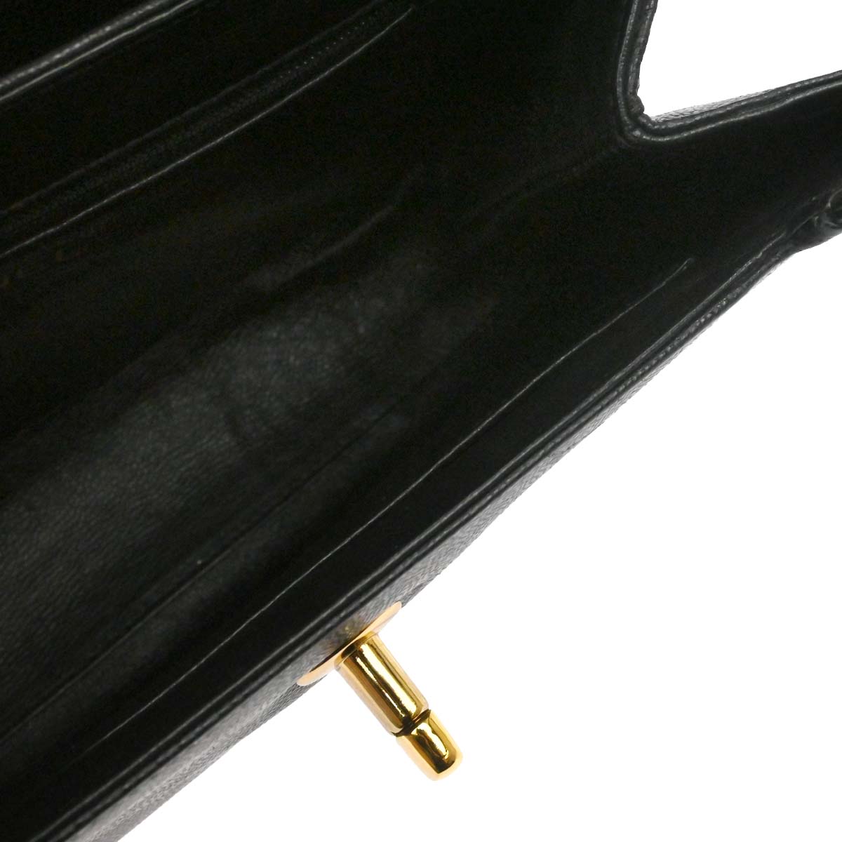 Chanel Black Caviar Skin Handbag