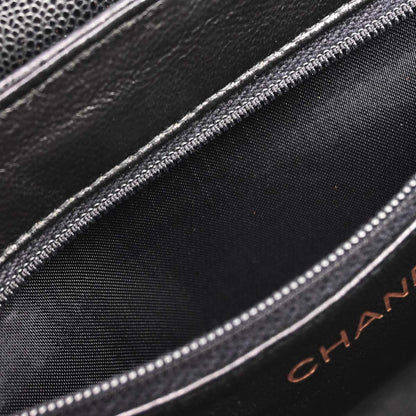Chanel Black Caviar Skin Handbag