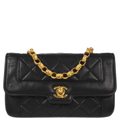 Chanel Black Lambskin Shoulder Bag