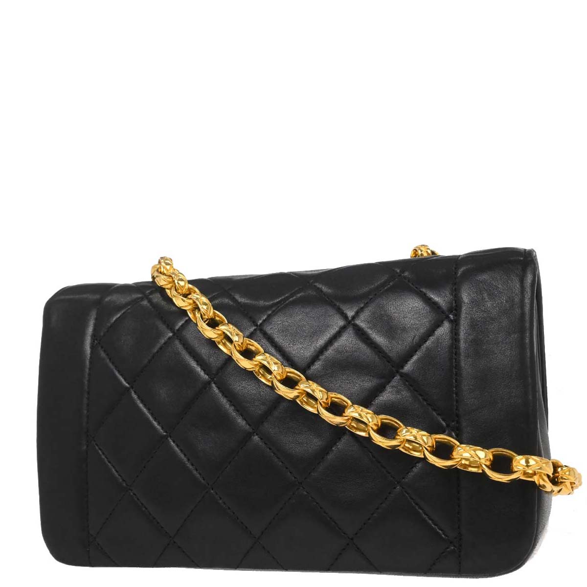 Chanel Black Lambskin Shoulder Bag