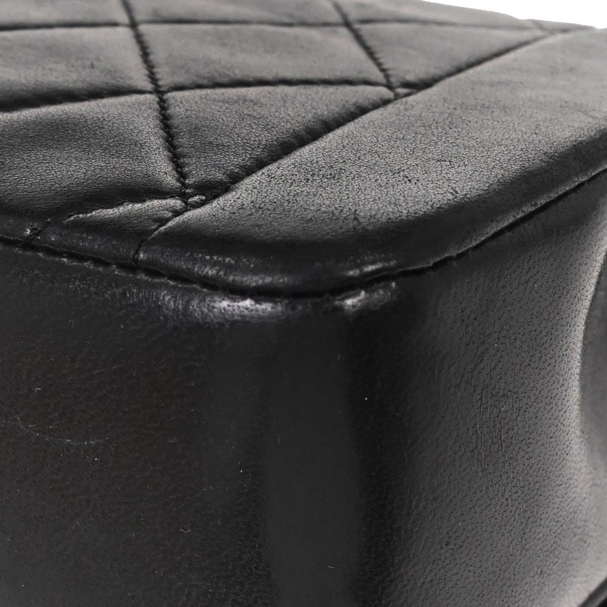 Chanel Black Lambskin Shoulder Bag