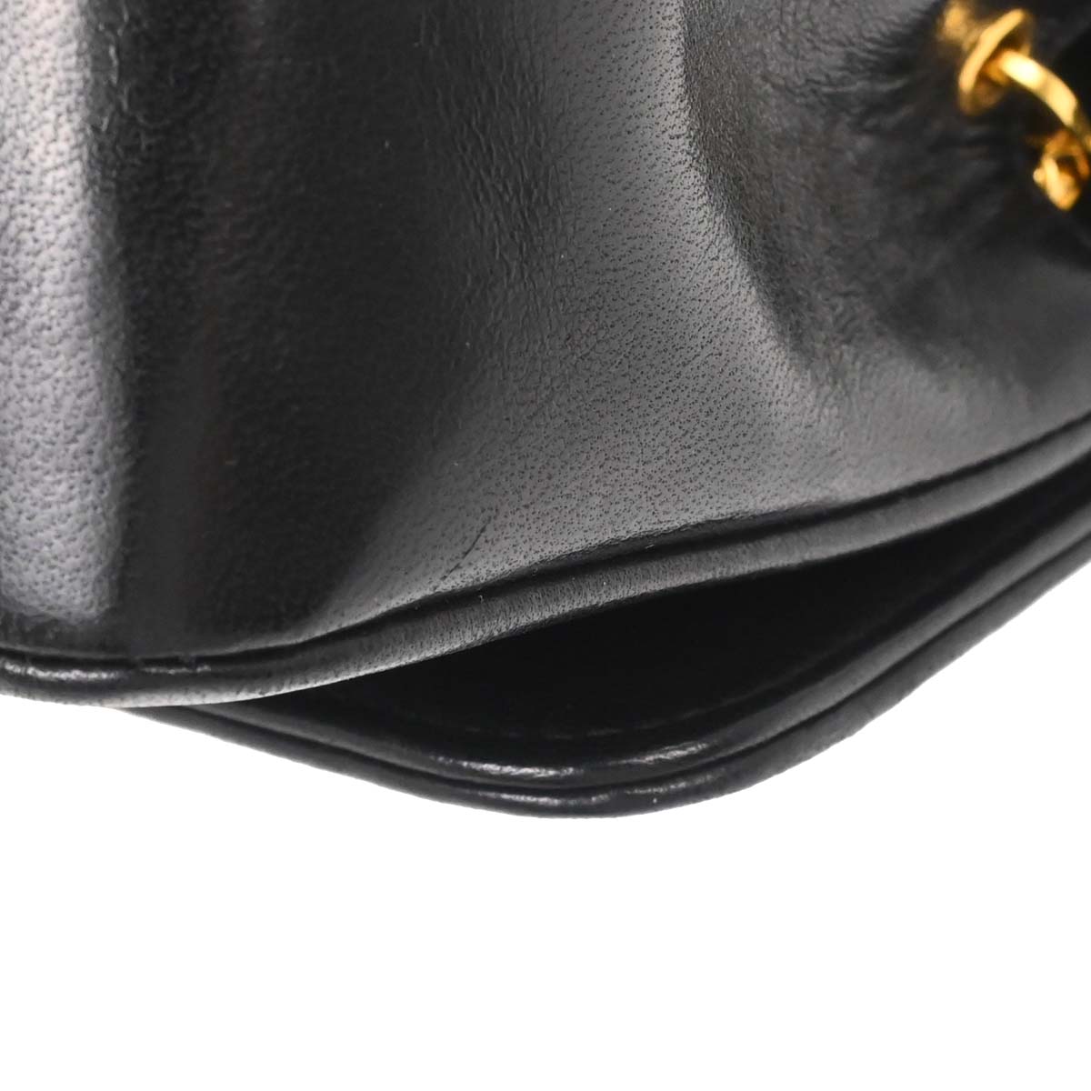 Chanel Black Lambskin Shoulder Bag
