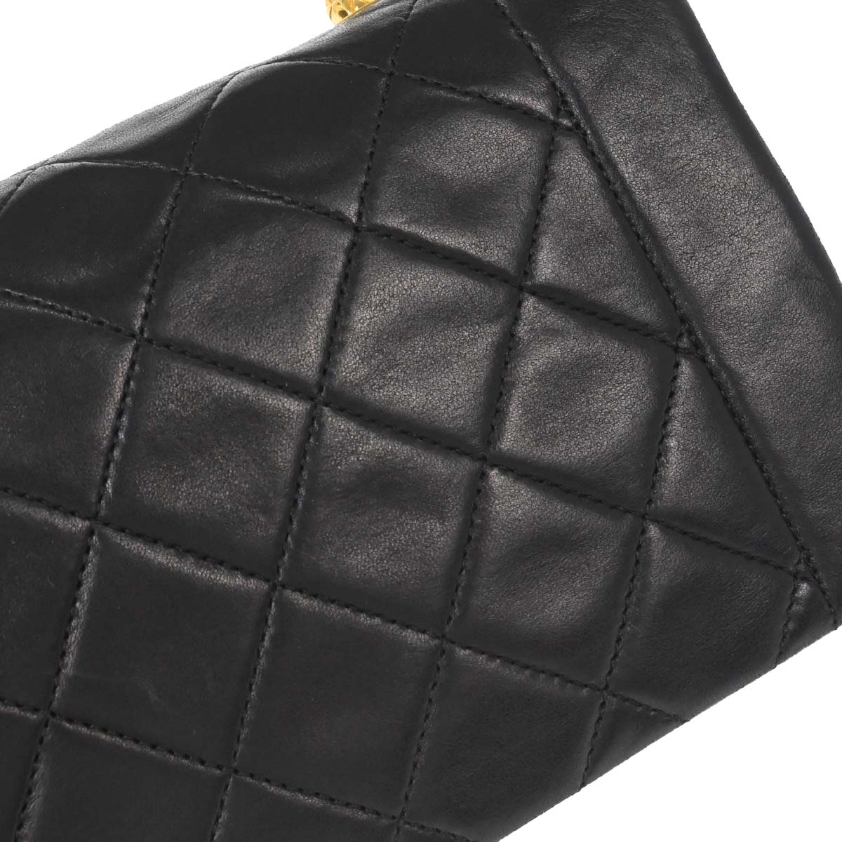 Chanel Black Lambskin Shoulder Bag