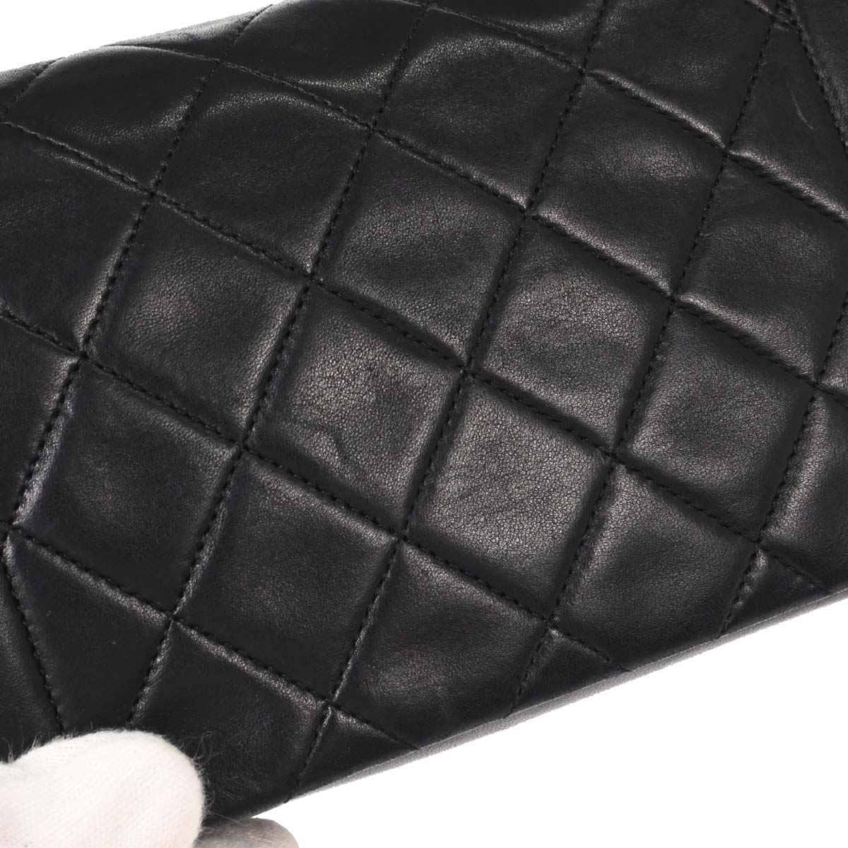 Chanel Black Lambskin Shoulder Bag