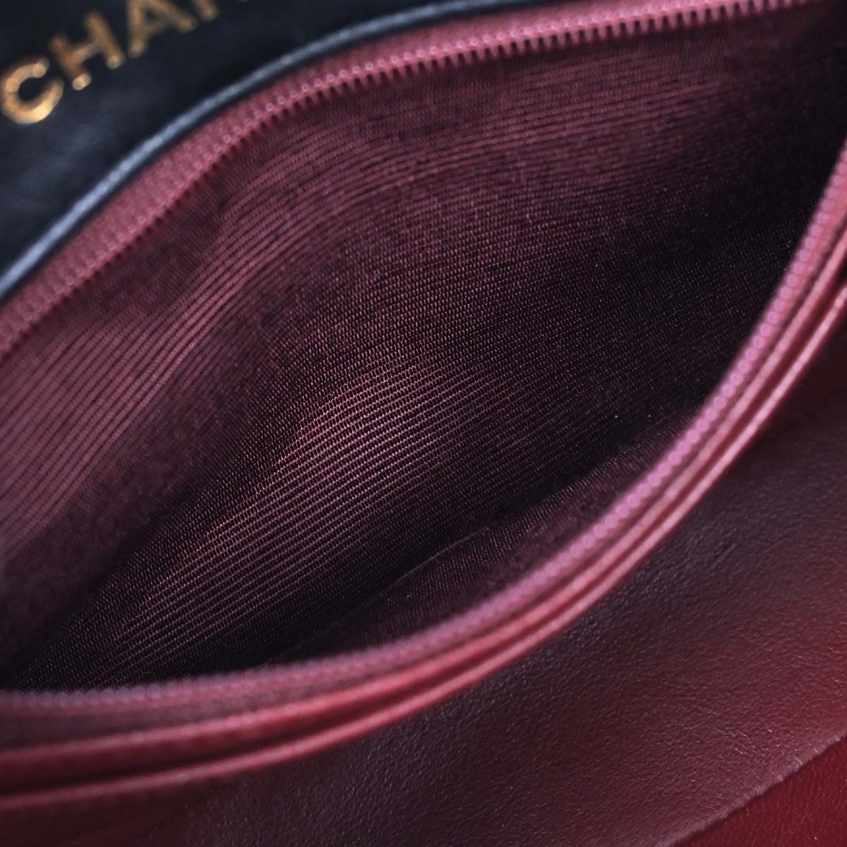 Chanel Black Lambskin Shoulder Bag