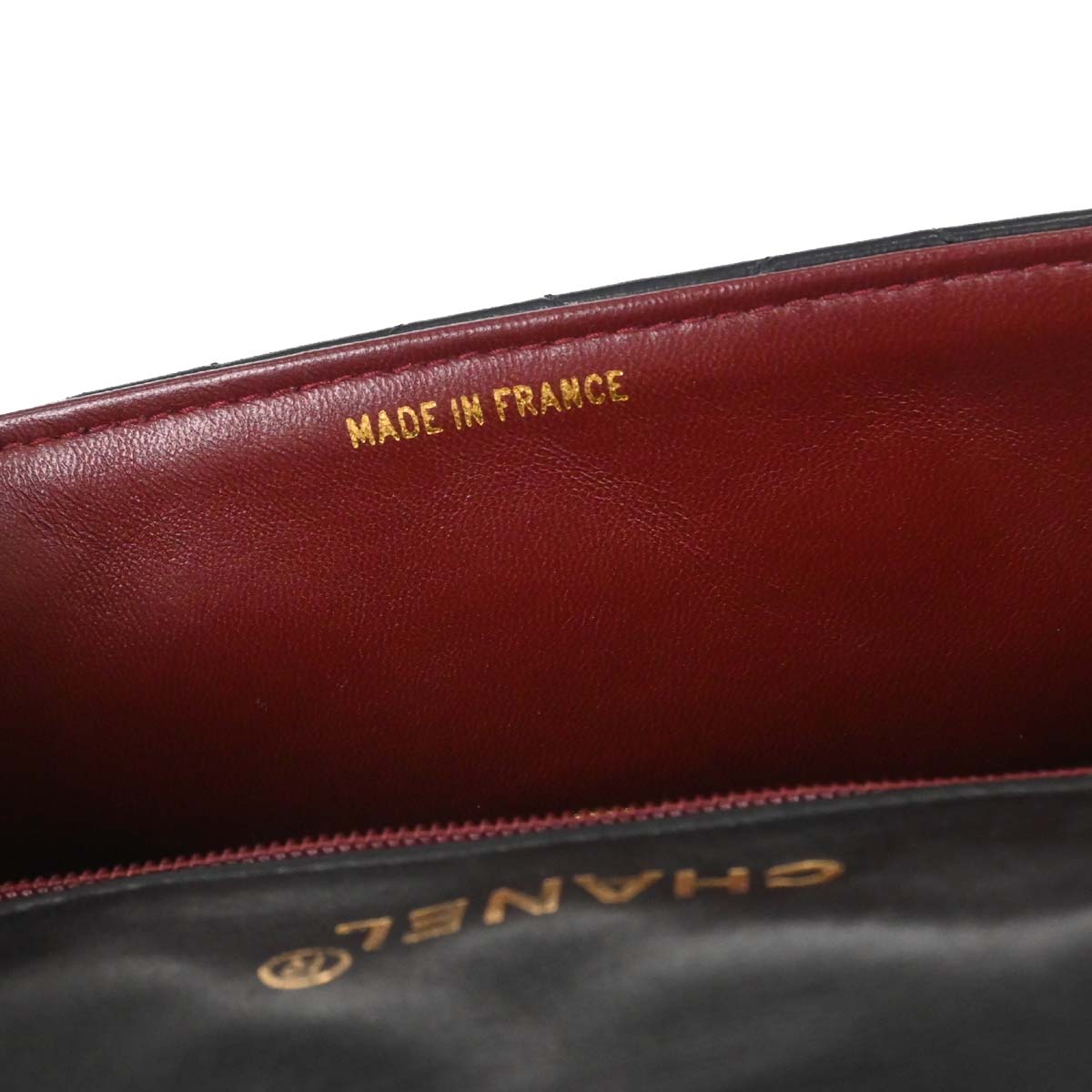 Chanel Black Lambskin Shoulder Bag