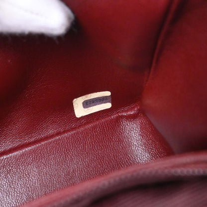 Chanel 1991-1994 Black Lambskin Single Flap Shoulder Bag