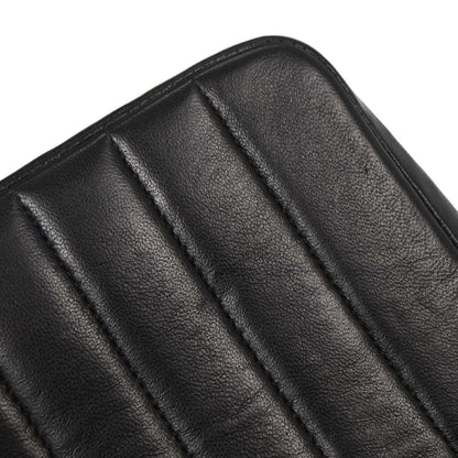 Chanel Black Lambskin Straight Flap Shoulder Bag
