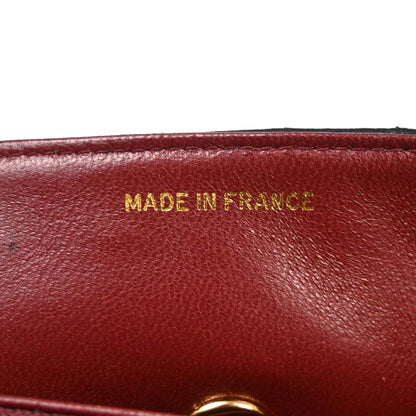 Chanel Black Lambskin Straight Flap Shoulder Bag